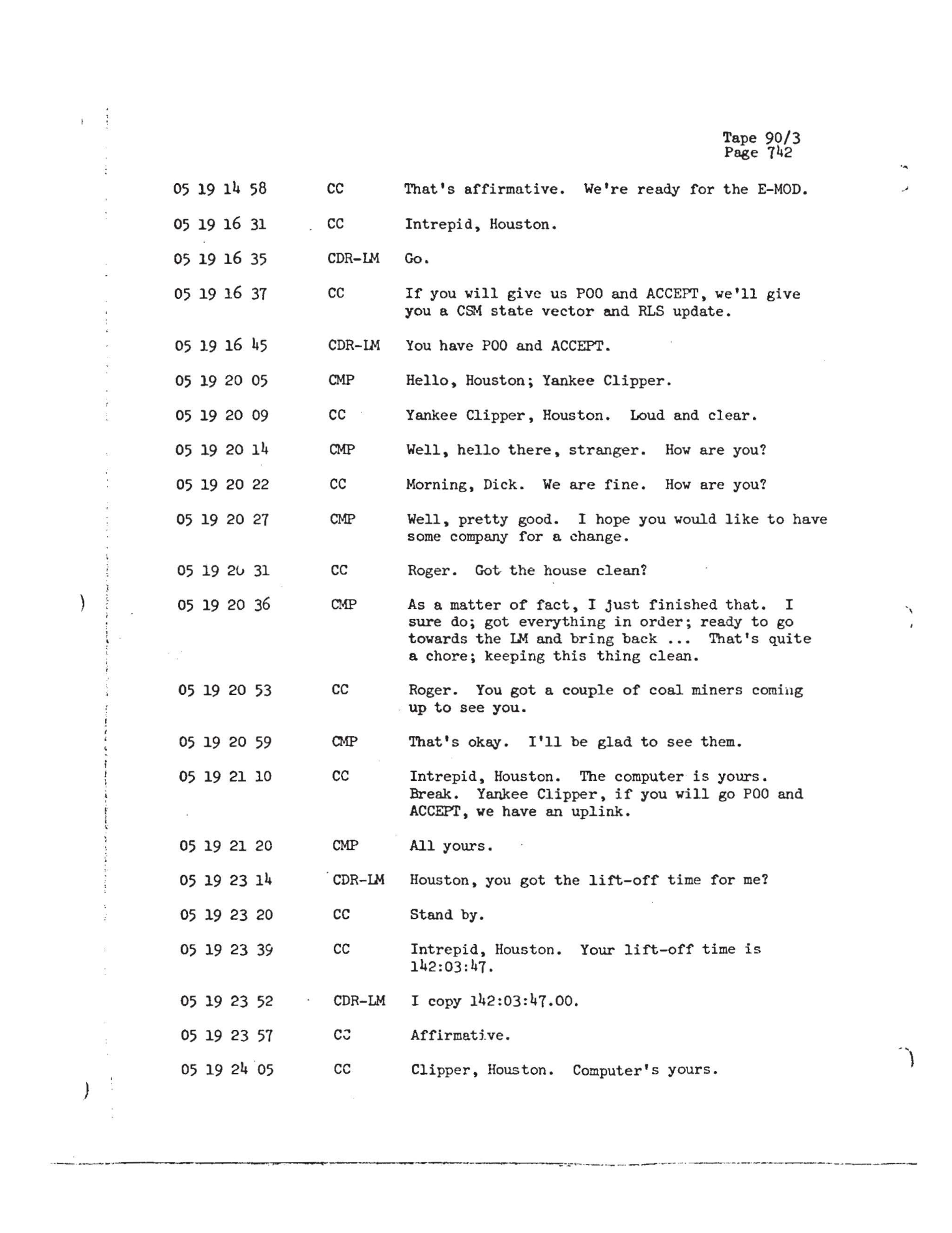 Apollo 12 transcript