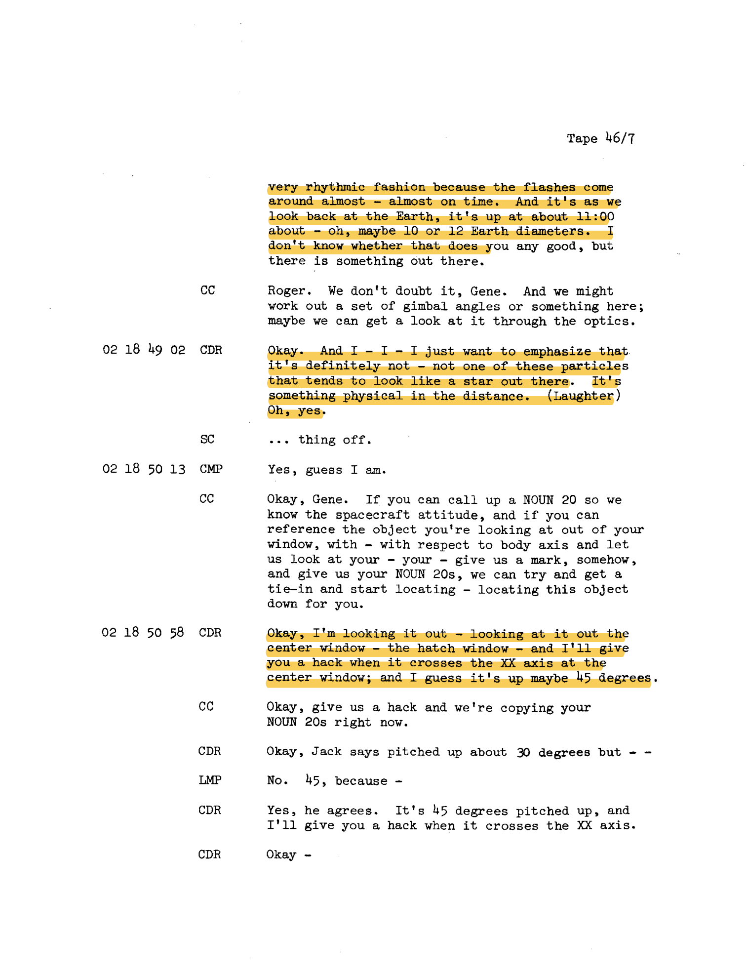 Apollo 17 transcript page 8