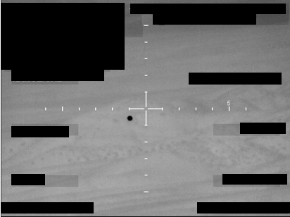 FBI sensor frame A6 - sphere left of crosshair, smooth terrain